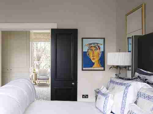 Black Doors, White Trim